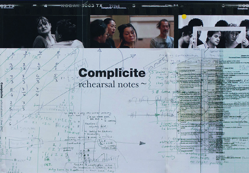 COMPLICITÉ REHEARSAL NOTES Image