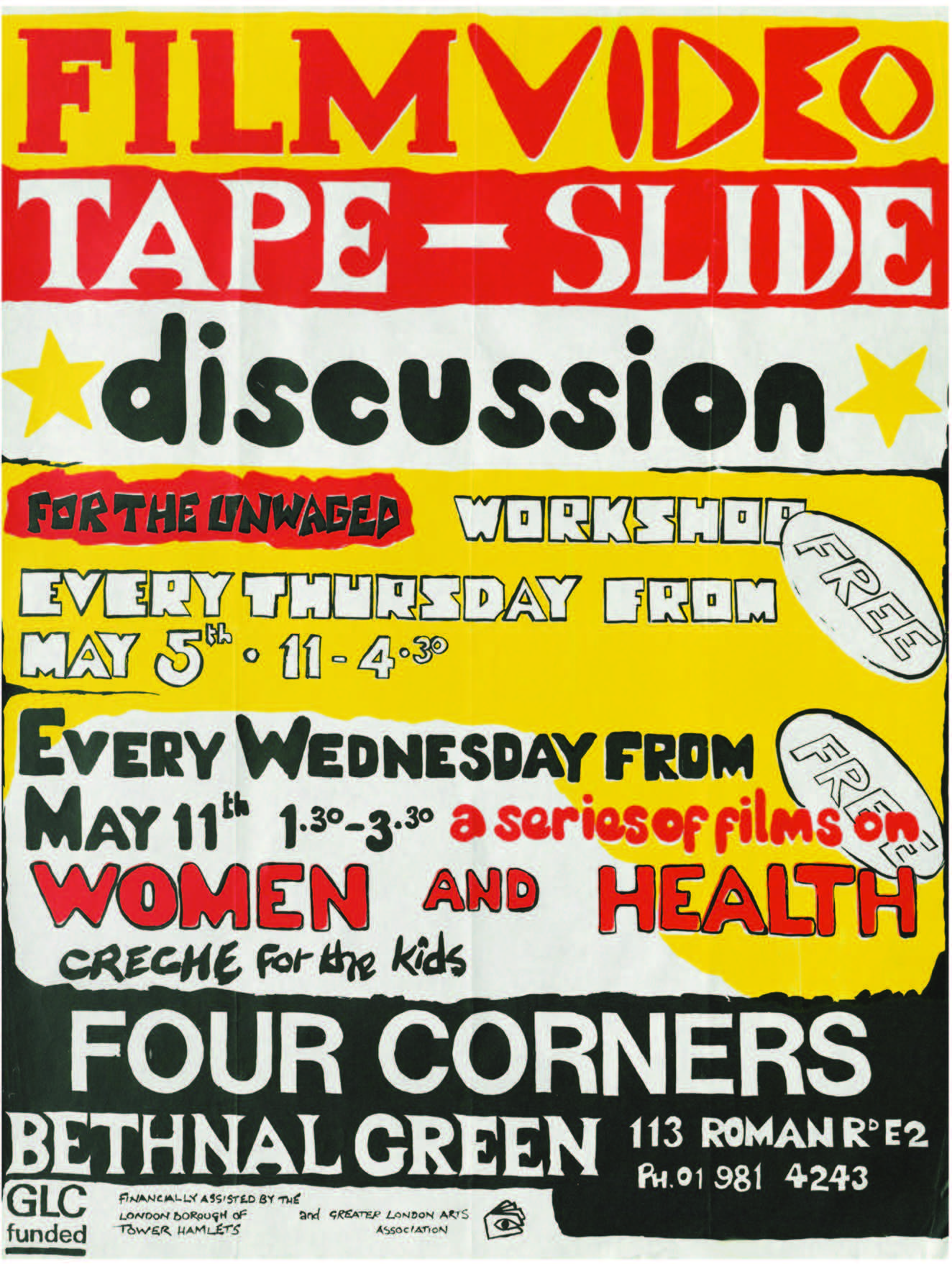 Poster – Film-Video-Tape-Slide Discussion Image